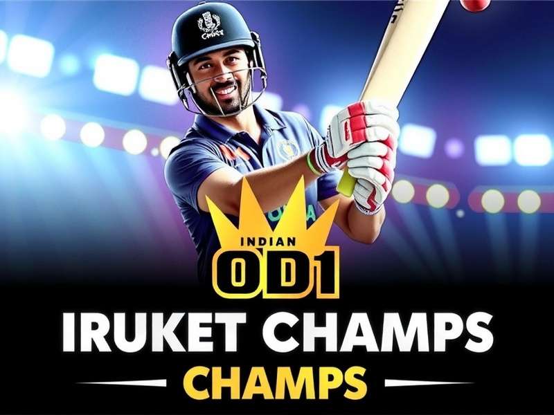 Indian ODI Cricket Champs Game Banner